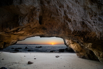 cave in the sea