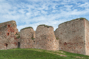 Fototapeta na wymiar landscape of ruins of europian medieval castle