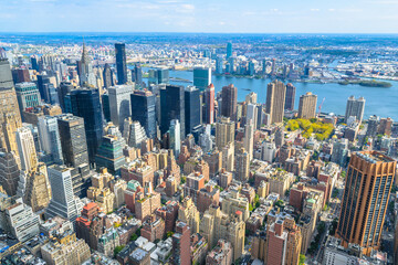 Beautiful view of Midtown Manhattan  - New York, USA