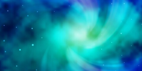 Light BLUE vector texture with beautiful stars. Blur decorative design in simple style with stars. Best design for your ad, poster, banner.