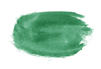 Green abstract background in watercolor style