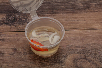 Vietnamese vinegar sauce with chili