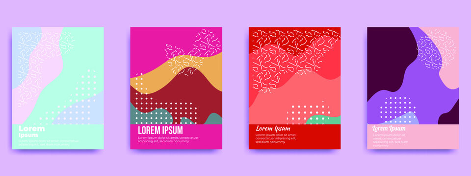 Abstract geometric pattern background for business brochure cover design. Vector flyer template layout design. For business brochure, poster, annual report, leaflet, magazine or book cover.