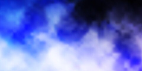 Light Purple vector backdrop with cumulus. Colorful illustration with abstract gradient clouds. Template for landing pages.