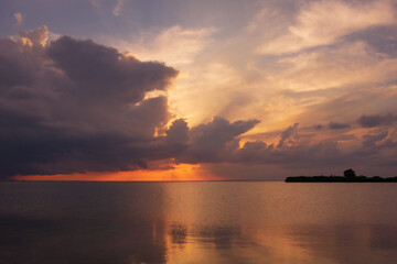 Sunset, Cloud formation, colors of the evening