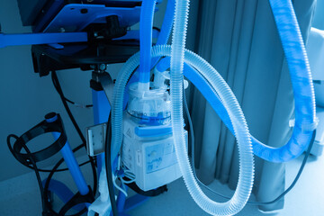 ventilation apparatus in the clinic close-up