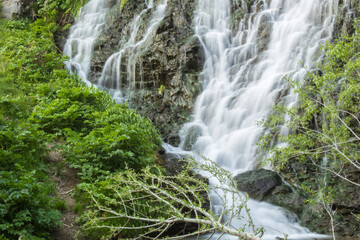 Fototapeta na wymiar Beautiful view of Shaki Falls