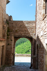 main gate of the village of macerino