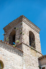 ancient church in the village of macerino