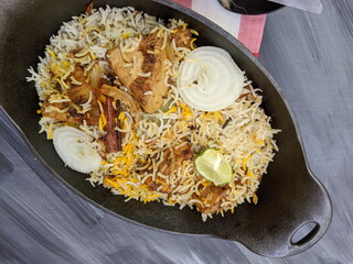 Meatless Biryani made of Jackfruit or Kathal, a delicacy for the vegetarian