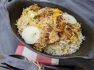 Meatless Biryani made of Jackfruit or Kathal, a delicacy for the vegetarian
