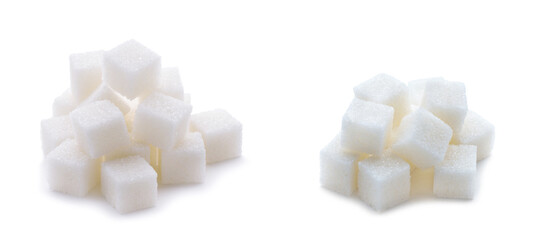 Sugar Cube on white background