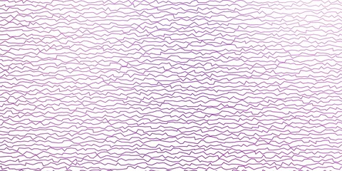 Dark Purple, Pink vector texture with curves. Brand new colorful illustration with bent lines. Pattern for websites, landing pages.