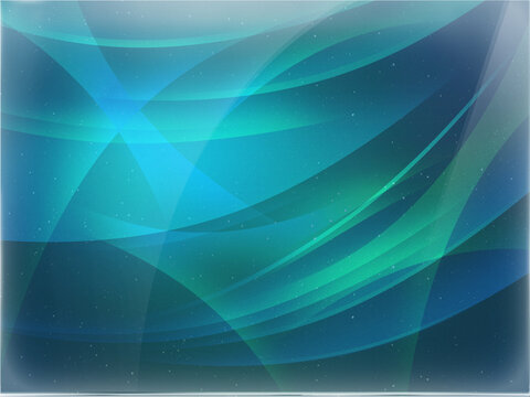 Abstract Green Blue Background With Lines