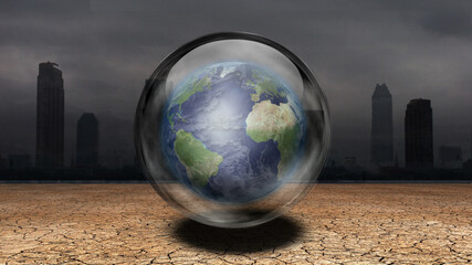 Earth in the bubble