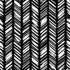 Full Seamless Distress Abstract Texture Pattern. Monochrome Vector. Black and White Dress Fabric Print. Design for Textile and Home Decoration. 