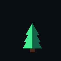 abstract christmas tree