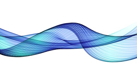 Color light blue abstract waves design
