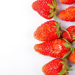 sweet strawberries. strawberries close-up. 