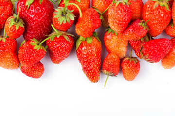 sweet strawberries. strawberries close-up. 