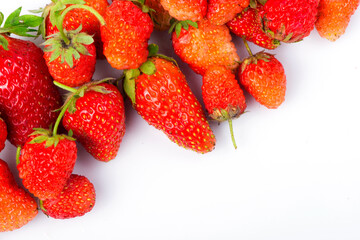 sweet strawberries. strawberries close-up. 