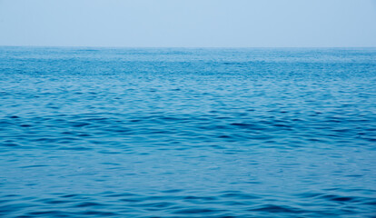Fototapeta na wymiar Blue sea water background texture