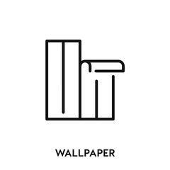 wallpaper icon vector. wallpaper sign symbol