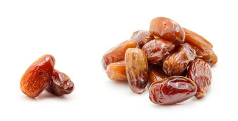 Dates isolated on white background