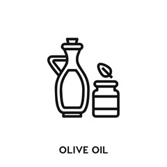 olive oil icon vector. olive oil sign symbol