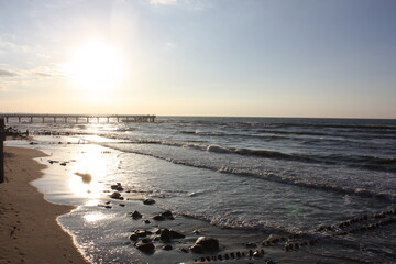 sunset at the beach