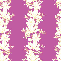 Fototapeta na wymiar seamless floral pattern vector illustration