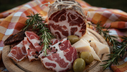 prosciutto with rosemary