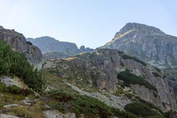 Fototapeta na wymiar Landscape near Malyovitsa peak, Rila Mountain, Bulgaria