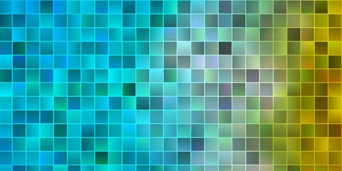 Light Blue, Yellow vector background in polygonal style.