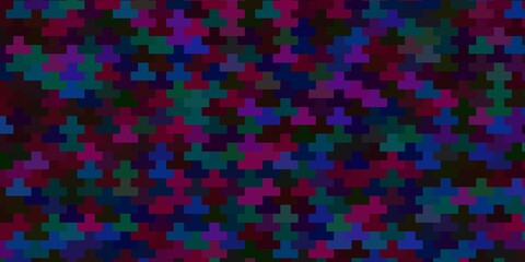 Dark Multicolor vector layout with lines, rectangles. Illustration with a set of gradient rectangles. Best design for your ad, poster, banner.
