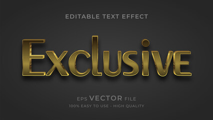 luxury editable text effect