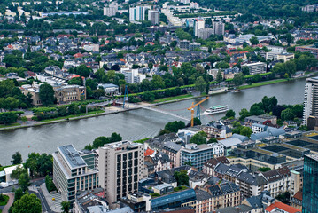 Landscape photographed in Frankfurt Am Main, Germany. Picture made in 2009.