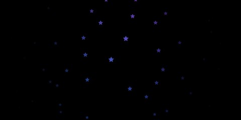 Dark Pink, Blue vector pattern with abstract stars. Colorful illustration in abstract style with gradient stars. Design for your business promotion.