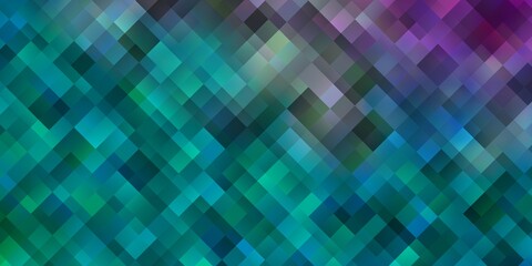 Light Pink, Blue vector texture in rectangular style.