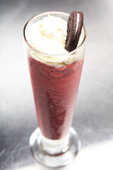 ice cream with chocolate