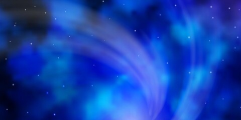 Obraz premium Dark Pink, Blue vector texture with beautiful stars. Colorful illustration in abstract style with gradient stars. Theme for cell phones.