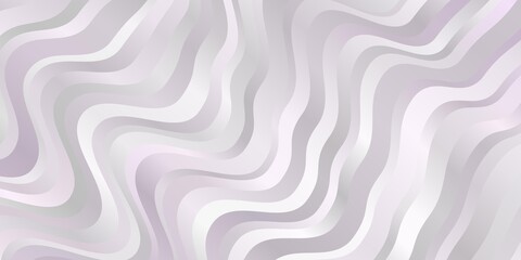 Obraz premium Light Purple vector pattern with curved lines. Colorful illustration with curved lines. Pattern for ads, commercials.