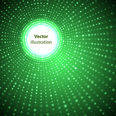 Sparkle modern shine illustration light circle shape of the particles on a dark background