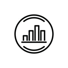 Data Analysis Icon Vector Illustration Logo Template