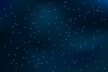 Blue sky with stars background