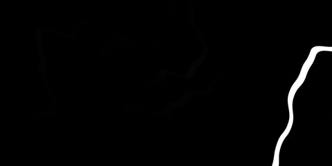 Dark Gray vector pattern with wry lines. Abstract illustration with bandy gradient lines. Pattern for ads, commercials.