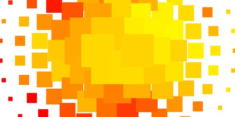 Light Orange vector texture in rectangular style. Abstract gradient illustration with colorful rectangles. Modern template for your landing page.