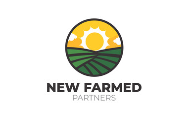 Creative of nature farm for Agriculture Logo