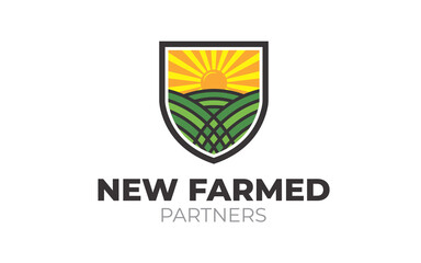 Creative of nature farm for Agriculture Logo