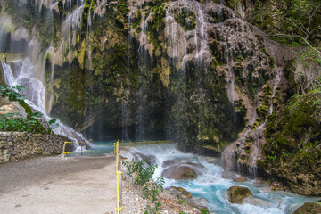 Tolantongo caves - Mexico. Hot spring spring cave in the Hidalgo mountains of Mexico
